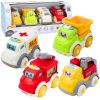 Set de coches de ciudad con luces y sonidos