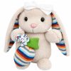 Conejito de Peluche con Música y Carrito Beige