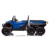 Vehículo 6 ruedas Lean Cars 163 cm azul, vista lateral con puertas abatibles