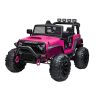 Coche eléctrico Jeep JC666 pintado en rosa