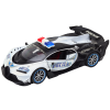 Coche de policía teledirigido Lean toys blanco con acabado deportivo
