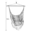 Silla Hamaca Brasilera Gris Iso Trade con 2 Cojines - imagen 3