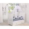 Protectores de Cuna Knot Bumper My Sweet Baby - Blanco, Gris y Antracita