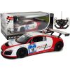 Coche teledirigido Audi R8 LMS Rastar 1:14 Blanco-Rojo