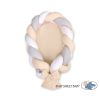 Nido trenzado 2 en 1 My Sweet Baby - Blanco, gris y beige - imagen 2