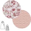 Saco Capazo Cruzado Revers. Linen Rosa 40x80x5 Cm - Cambrass - imagen 2