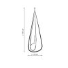 Hamaca Colgante Cocoon Pastel Violeta My Sweet Baby - imagen 2