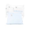 Juego de cama bordado 6 piezas Kikkaboo Dream Big Azul