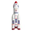 Set de exploración espacial con astronautas y cohetes
