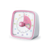 Temporizador con Alarma y Luz Unicornio Blanco y Rosa