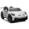 Coche eléctrico infantil Porsche GT3 en color blanco con motor de 2x320W