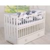 Protector de Cuna Knot Bumper XXL My Sweet Baby - Blanco y Gris - imagen 2
