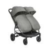 Carrito gemelar Happy 2 Gris Claro 2024 Kikkaboo - imagen 2