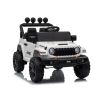 Jeep Rubicon DK-JWR558 en color blanco, vehículo eléctrico para niños