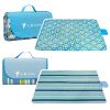 Manta de Picnic Playa Plegable LEAN 150 x 200 cm con Flores