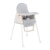 Trona 3en1 Creamy Gris Kikkaboo para Bebés