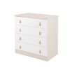 Cómoda Elon Beige Kikkaboo para Bebé con 4 Cajones