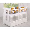 Protector de Cuna Knot Bumper XXL My Sweet Baby - Blanco, Amarillo y Antracita