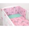 Protector Universal para Cuna My Sweet Baby - Búhos Rosa-Menta - imagen 3