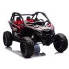 Buggy eléctrico infantil 4x4 DK-CA001 rojo LEAN CARS vista tres cuartos