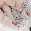 Conjunto Cochecito Sensillo Velvet Twigs Rosa - Duvet y Almohada