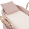 Moises Bebe Mio Cuco + Patas Georgia Rosa/beige 39x80x61 Cm - Cambrass - imagen 3