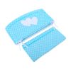 Protector de Cuna XXL My Sweet Baby - Corazones en Turquesa