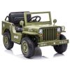Coche Eléctrico JH-103 Verde Oliva 4x4