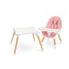 Silla y mesa Tuva Caretero en rosa