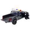 Camioneta pickup Lean toys con moto para juegos de aventura al aire libre
