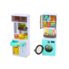 Juego de Baño 4 en 1: Ducha, Inodoro, Lavadora y Accesorios