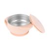 Cuenco de acero inoxidable Cat Rosa Kikkaboo - Alimentación bebé - imagen 2