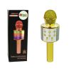 Micrófono Inalámbrico USB Altavoz Karaoke WS-858 Dorado