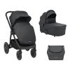 Carrito de bebé 2en1 Kikkaboo Naya Gris - Versatilidad y confort