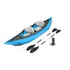Vista detallada del material de vinilo resistente del kayak Bestway