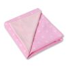 Manta de Cochecito Doble Cara Estrellas Rosa - My Sweet Baby - imagen 2