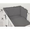 Protector de Cuna My Sweet Baby Anthracite con Volantes - imagen 2
