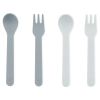 Cubiertos Infantiles Trixie - Cuchara y Tenedor 2-Pack Petrol