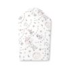Arrullo Swaddle Bebé Velcro Algodón Circo Rosa 75 cm por atras