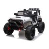 Coche Eléctrico Jeep JC666 para Niños Color Blanco