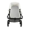 Cubrecapazo Cambrass Regent crema, detalle cremallera y sistema reversible
