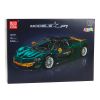 Coche Deportivo Verde a Escala 1:8 con 3268 Piezas