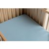 Sábana de Bambú Azul Sensillo 120x60 - Suave y Antialérgica - imagen 3