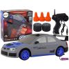 Coche Deportivo Control Remoto R/C 1:24 Gris con Ruedas Intercambiables