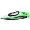 Barco de motor control remoto blanco-verde 15cm