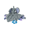 Manta de Peluche Elefante con Sonajero y Mordedor