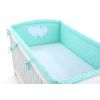 Protector de Cuna XXL My Sweet Baby - Corazones en Mint