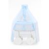 Cesta de Mimbre Moisés My Sweet Baby Deluxe Amelie - Blanco y Azul