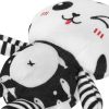 Colgante de Peluche Gato Blanco y Negro Akuku para Bebés - imagen 2