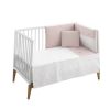 Jgo 2 Pcs.colcha I-v. Cuna 60 Plumeti Rosa 60x120x3 Cm - Cambrass